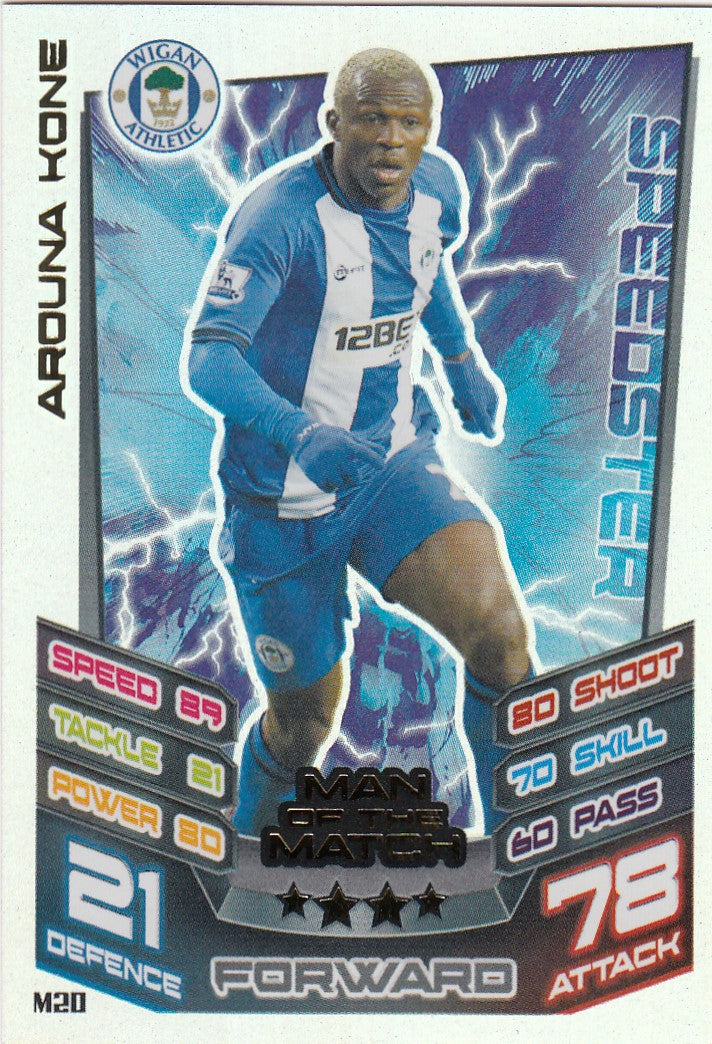 EX-M020. AROUNA KONE - WIGAN ATHLETIC - MAN OF THE MATCH