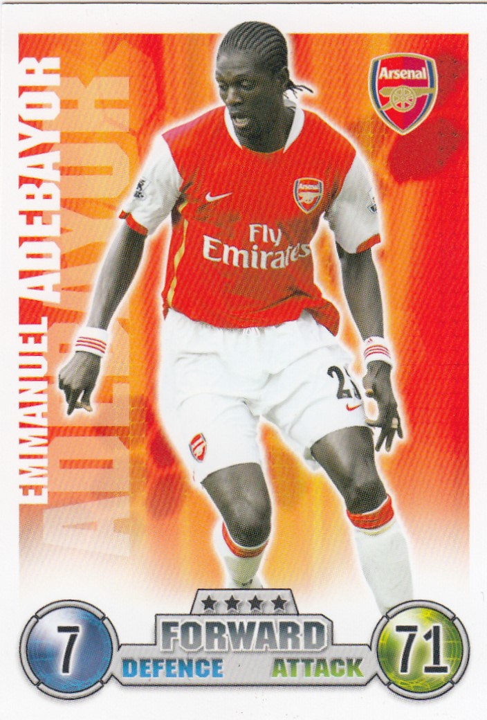 013. EMMANUEL ADEBAYOR - ARSENAL