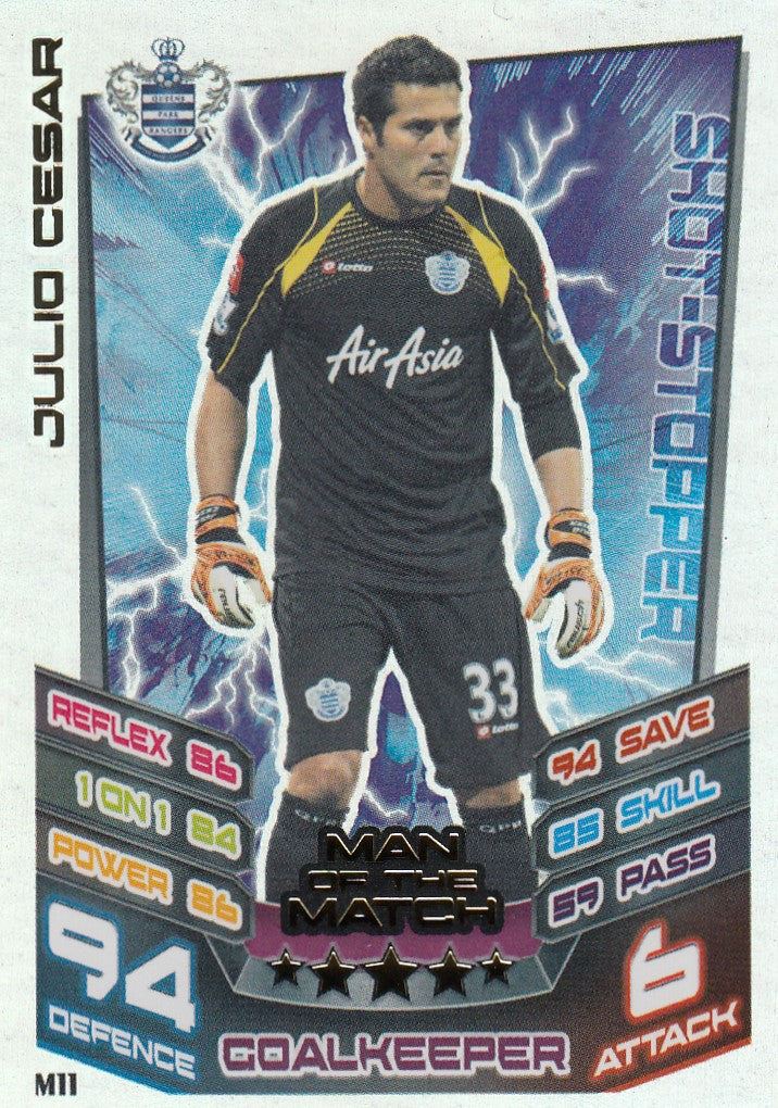 EX-M011. JULIO CESAR - QUEENS PARK RANGERS - MAN OF THE MATCH