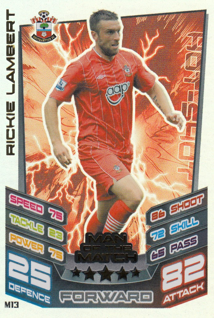 EX-M013. RICKIE LAMBERT - SOUTHAMPTON - MAN OF THE MATCH