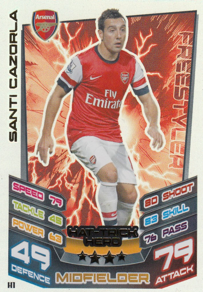 EX-H001. SANTI CAZORLA - ARSENAL - HAT-TRICK HERO