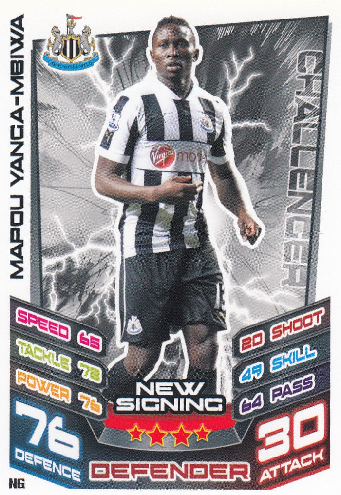 EX-N006. MAPOU YANGA-MBIWA - NEWCASTLE UNITED - NEW SIGNING