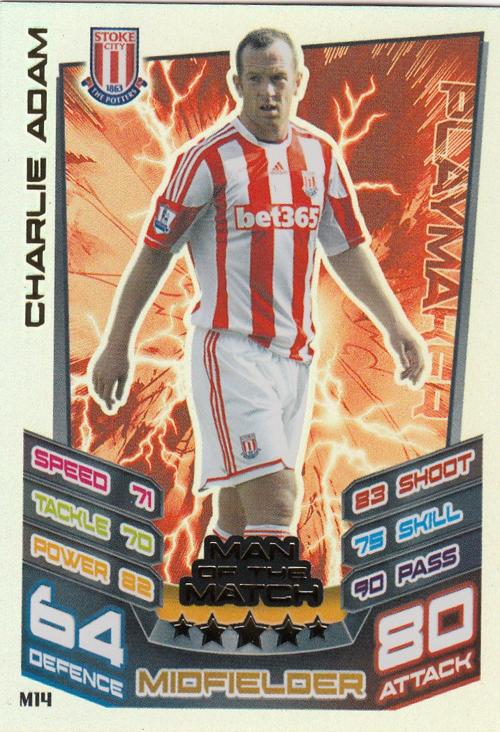 EX-M014. CHARLIE ADAM - STOKE CITY - MAN OF THE MATCH