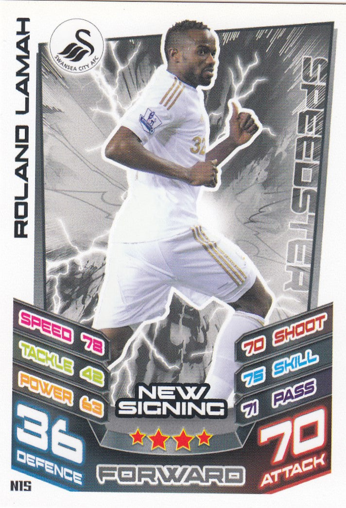 EX-N015. ROLAND LAMAH - SWANSEA CITY - NEW SIGNING