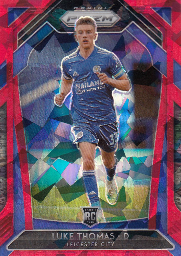 132. LUKE THOMAS - LEICESTER CITY - ROOKIE - RED ICE PRIZM