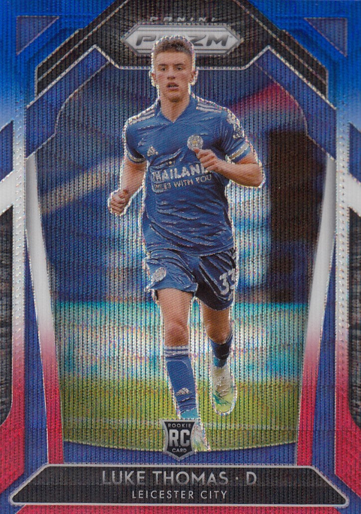 132. LUKE THOMAS - LEICESTER CITY - ROOKIE - RED/WHITE/BLUE PRIZM