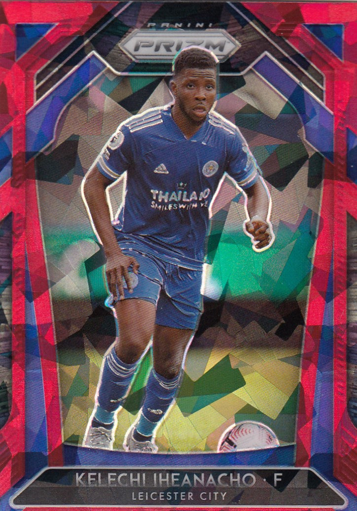 135. KELECHI IHEANACHO - LEICESTER CITY - RED ICE PRIZM