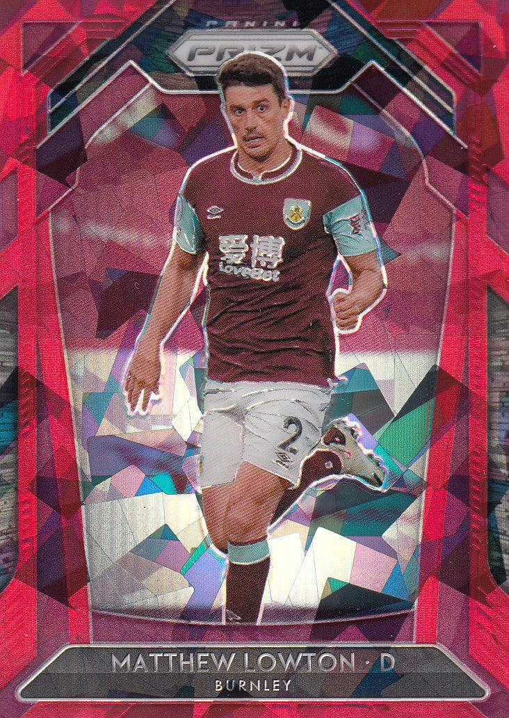 050. MATTHEW LOWTON - BURNLEY - RED ICE PRIZM