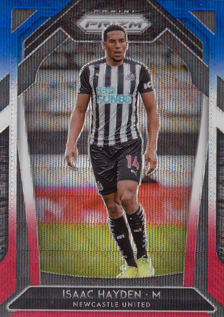 231. ISAAC HAYDEN - NEWCASTLE UNITED - RED/WHITE/BLUE PRIZM