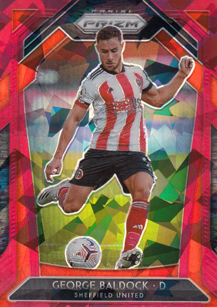 017. GEORGE BALDOCK - SHEFFIELD UNITED - RED ICE PRIZM