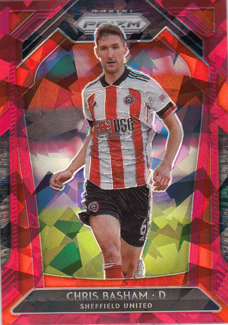 020. CHRIS BASHAM - SHEFFIELD UNITED - RED ICE PRIZM