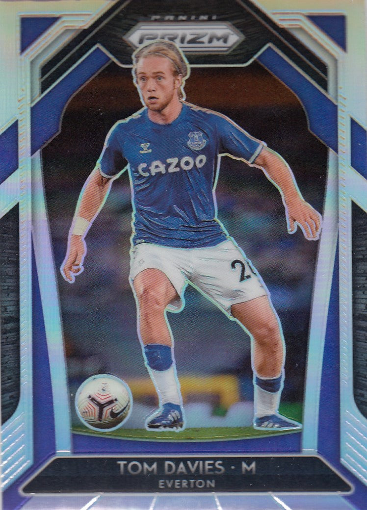 114. TOM DAVIES - EVERTON - SILVER PRIZM