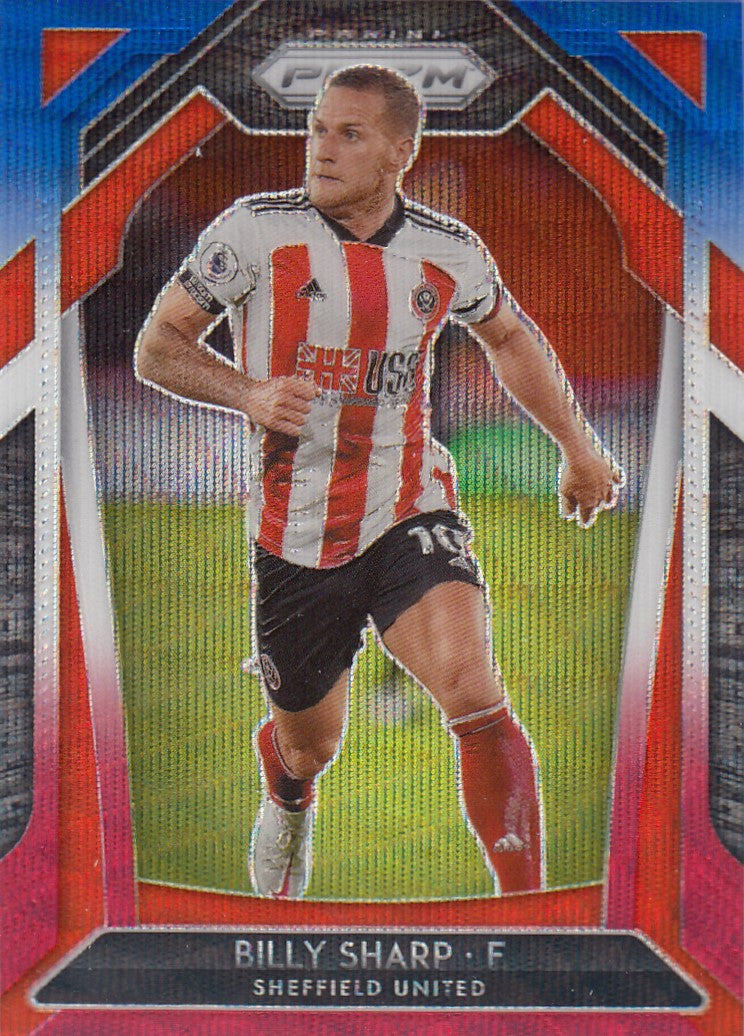 030. BILLY SHARP - SHEFFIELD UNITED - RED/WHITE/BLUE PRIZM