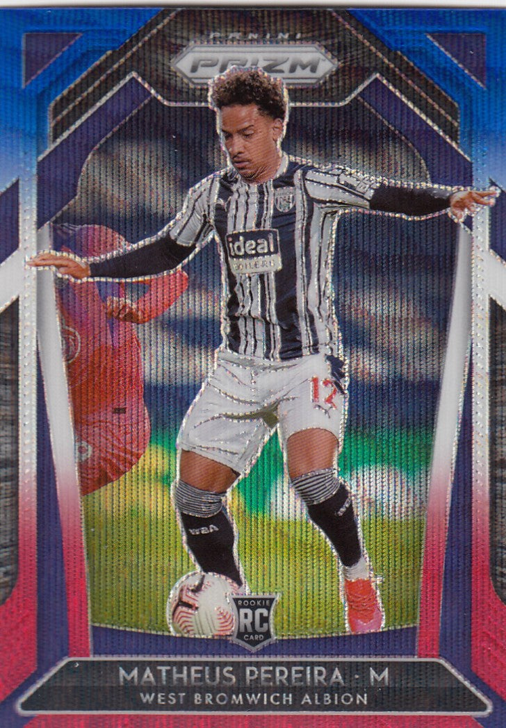 263. MATHEUS PEREIRA - WEST BROMWICH ALBION - ROOKIE - RED/WHITE/BLUE PRIZM