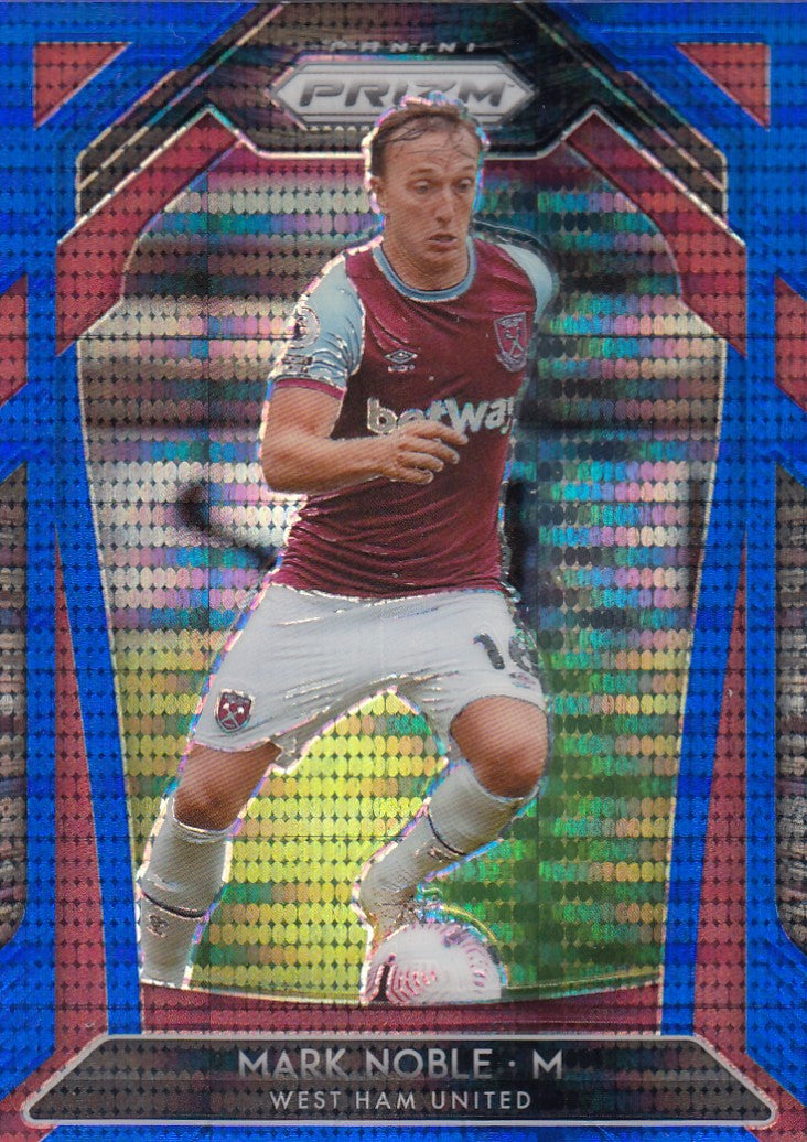 187. MARK NOBLE - WEST HAM UNITED - BLUE PULSAR PRIZM