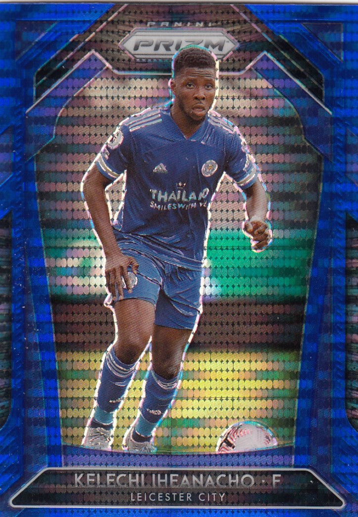 135. KELECHI IHEANACHO - LEICESTER CITY - BLUE PULSAR PRIZM
