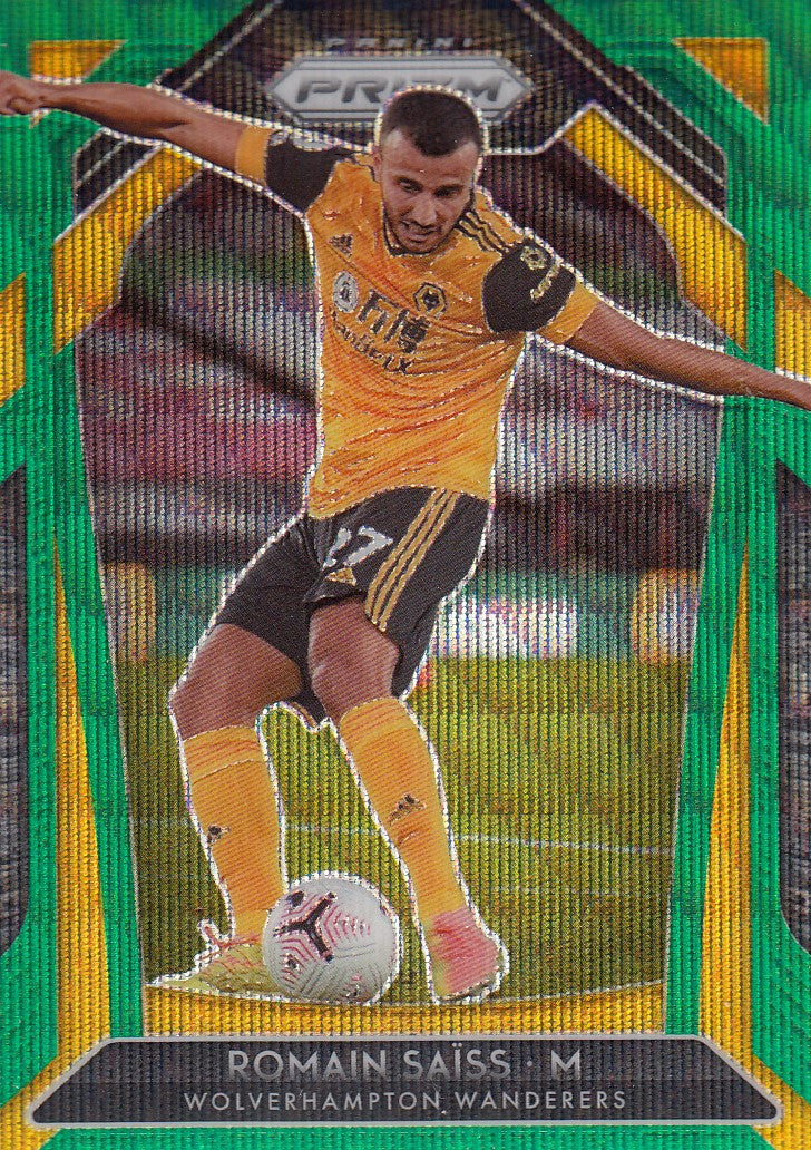 143. ROMAIN SAISS - WOLVERHAMPTON - GREEN WAVE PRIZM