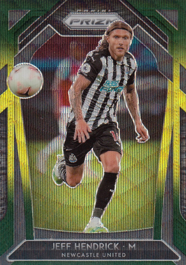236. JEFF HENDRICK - NEWCASTLE UNITED - BLUE/YELLOW/GREEN PRIZM