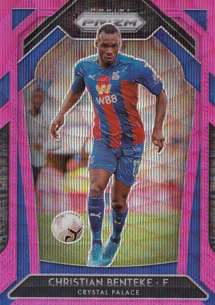 074. CHRISTIAN BENTEKE - CRYSTAL PALACE - PINK WAVE PRIZM