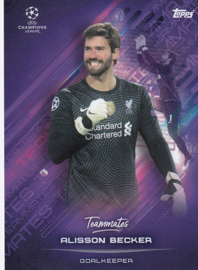 012. ALISSON BECKER - LIVERPOOL - TEAMMATES
