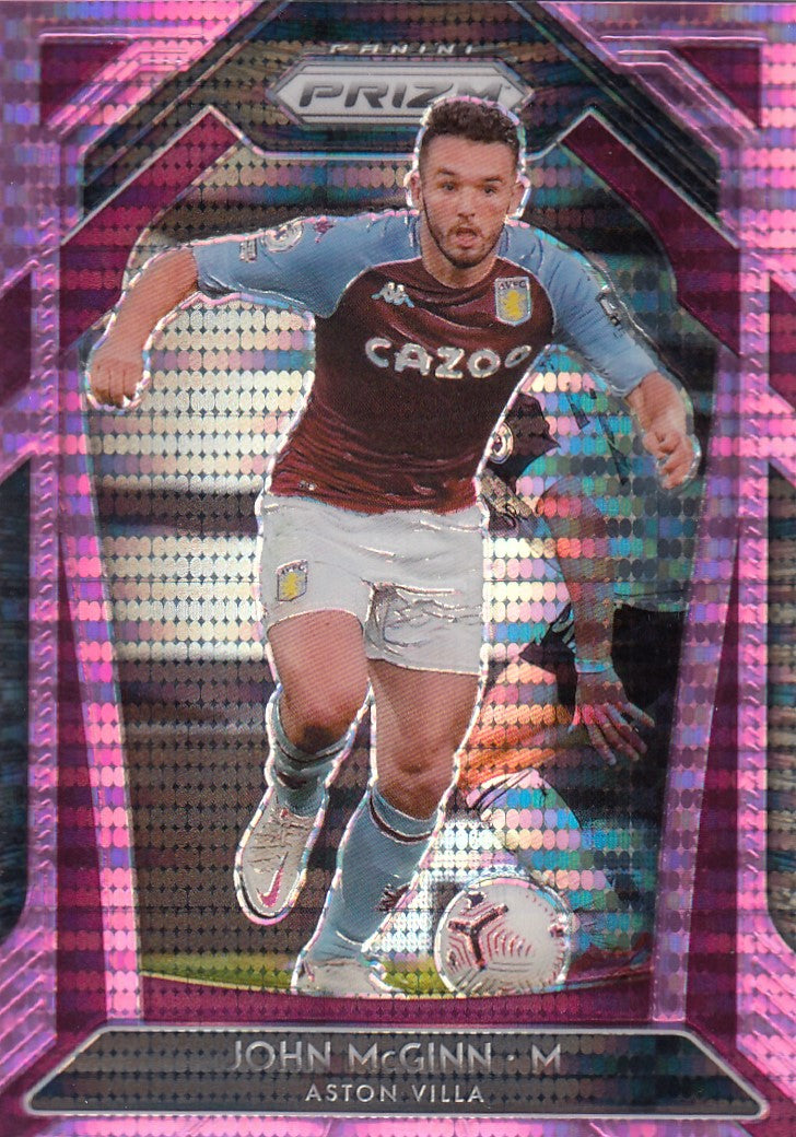 282. JOHN MCGINN - ASTON VILLA - PINK PULSAR PRIZM