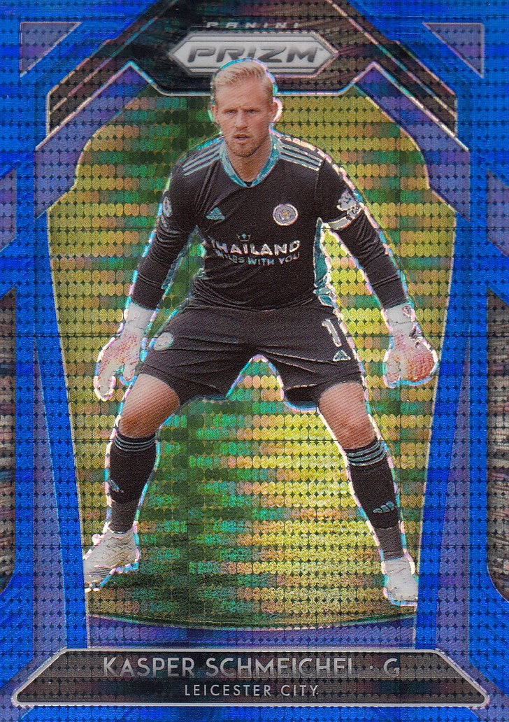 121. KASPER SCHMEICHEL - LEICESTER CITY - BLUE PULSAR PRIZM
