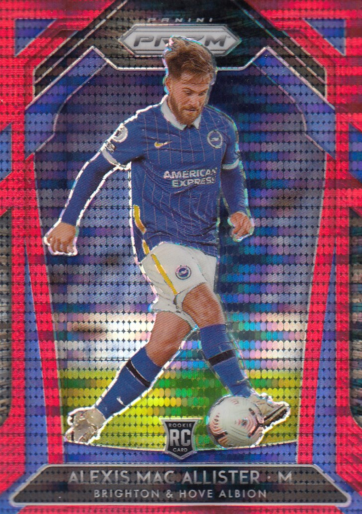 178. ALEXIS MAC ALLISTER - BRIGHTON & HOVE ALBION - ROOKIE - RED PULSAR PRIZM