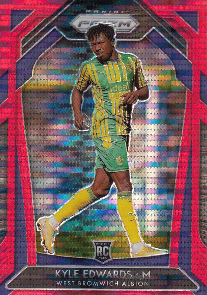 266. KYLE EDWARDS - WEST BROMWICH ALBION - ROOKIE - RED PULSAR PRIZM