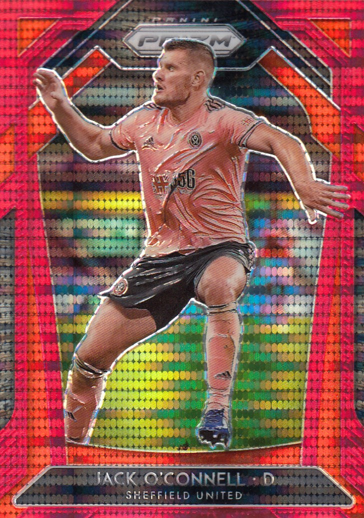 018. JACK O`CONNELL - SHEFFIELD UNITED - RED PULSAR PRIZM