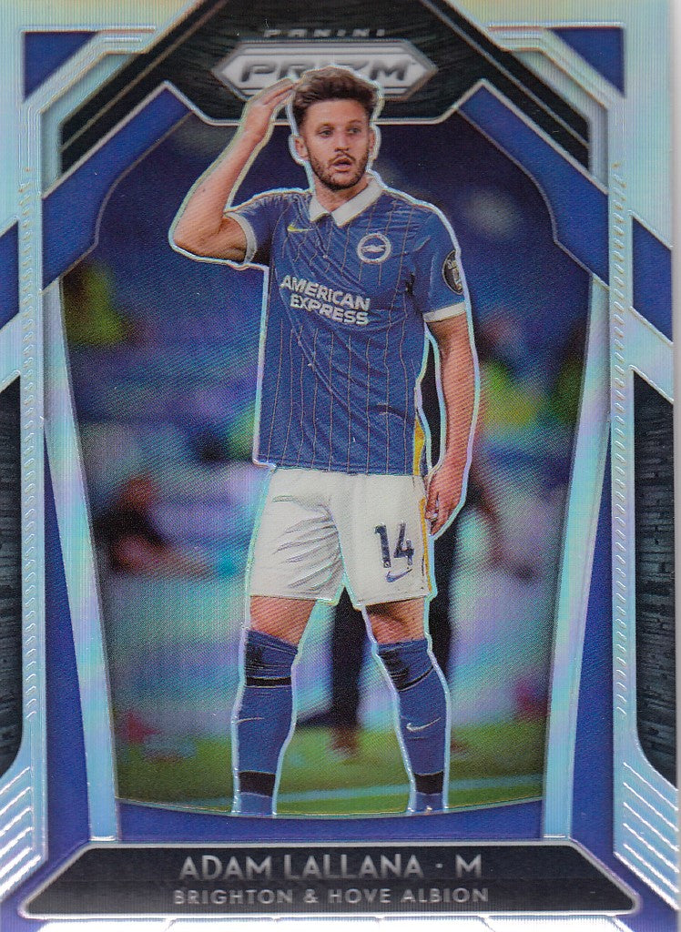 170. ADAM LALLANA - BRIGHTON & HOVE ALBION - SILVER PRIZM