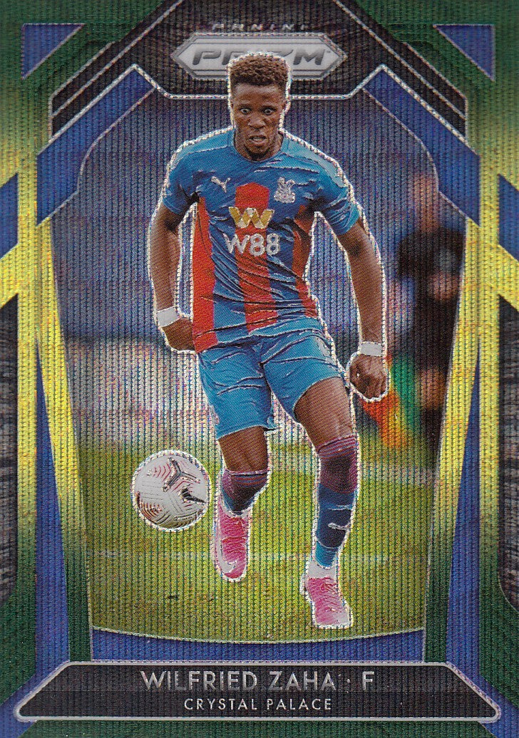 075. WILFRIED ZAHA - CRYSTAL PALACE - BLUE/YELLOW/GREEN PRIZM