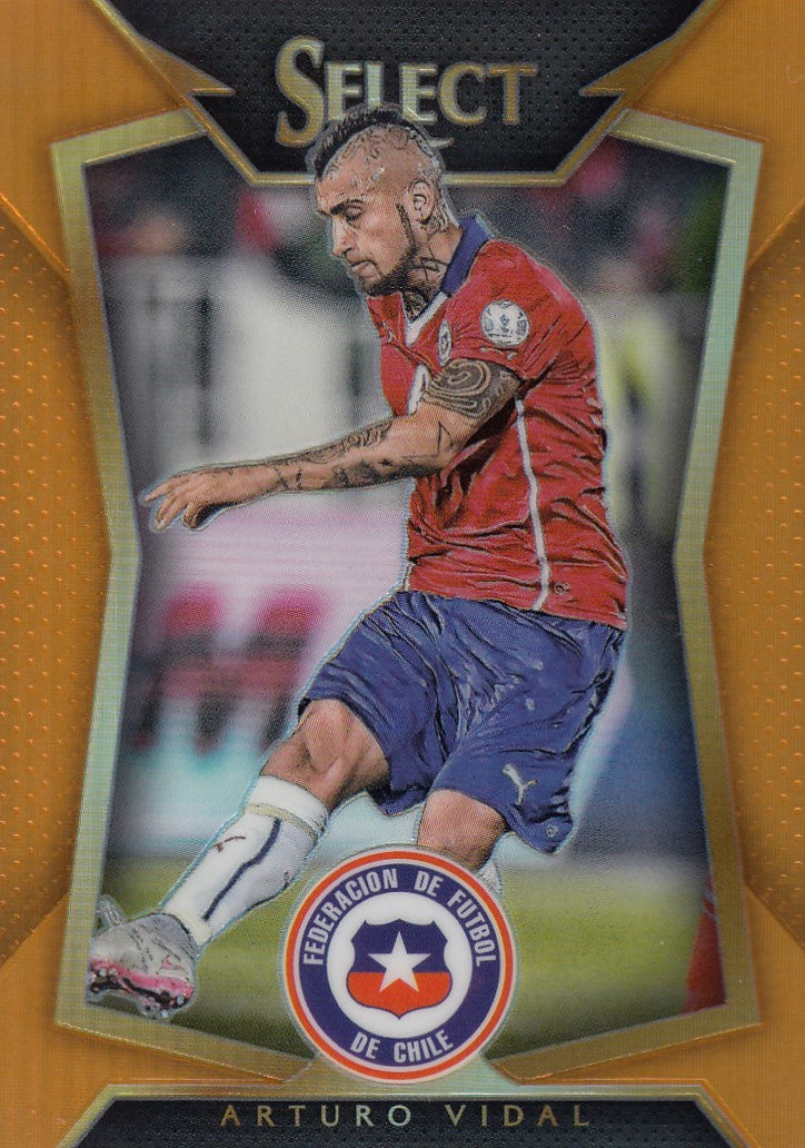 004. ARTURO VIDAL - CHILE - ORANGE PRIZM - #149