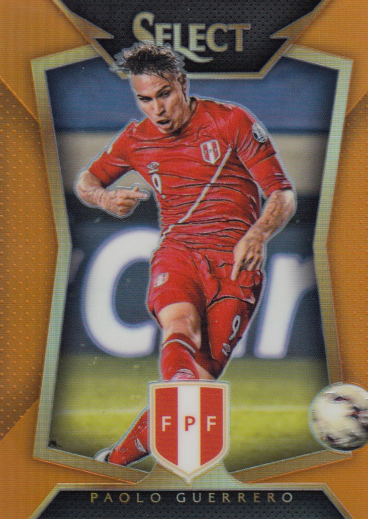 010. PAOLO GUERRERO - PERU - ORANGE PRIZM - #149