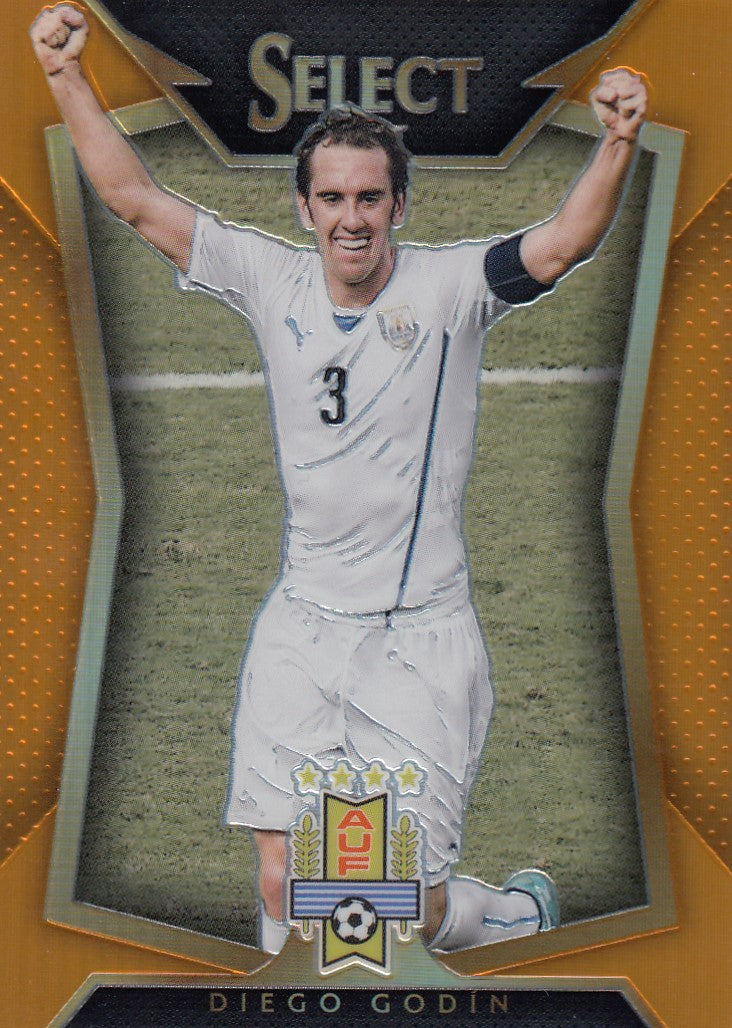 051. DIEGO GODÌN - URUGUAY - ORANGE PRIZM - #149 (2)