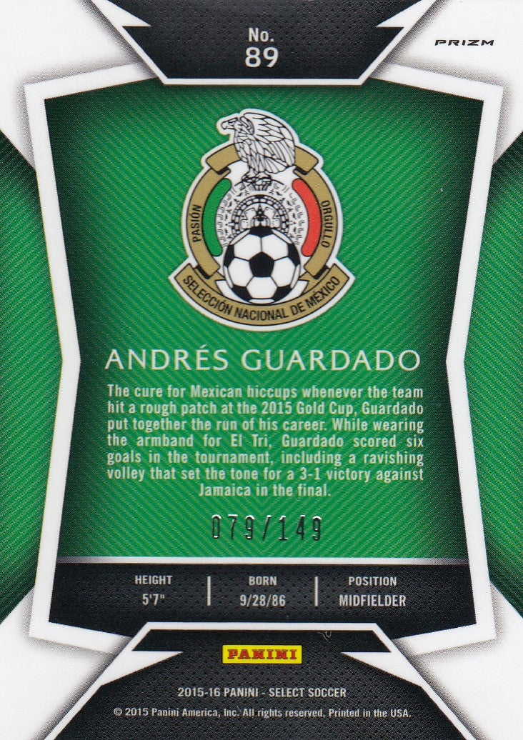 089. ANDRÈS GUARDADO - MÈXICO - ORANGE PRIZM - #149