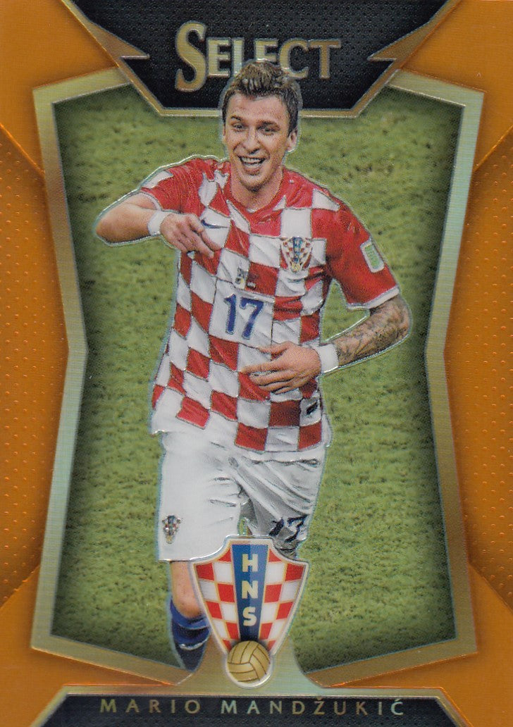 067. MARIO MANDZUKIC - CROATIA - ORANGE PRIZM - #149
