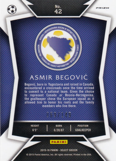 042. ASMIR BEGOVIC - BOSNIA-HERZEGOVINA - ORANGE PRIZM - VERSON 1 - #149