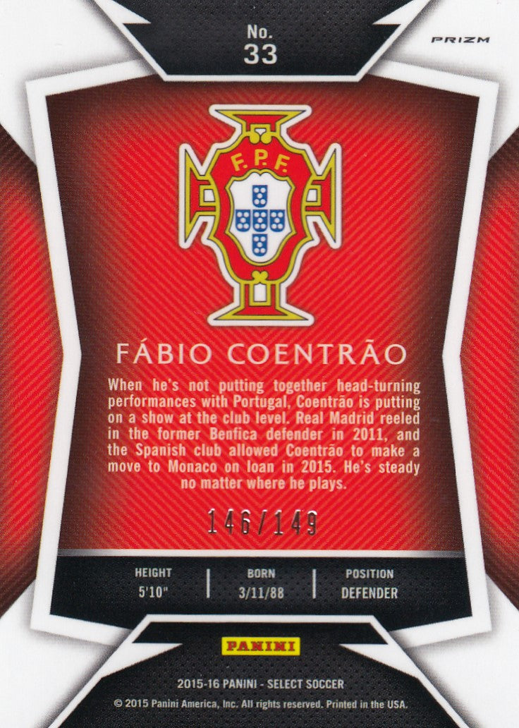 033. FÀBIO COENTRÀO - PORTUGAL - ORANGE PRIZM - #149
