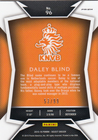 096. DALEY BLIND - NETHERLANDS - PURPLE PRIZM - #099