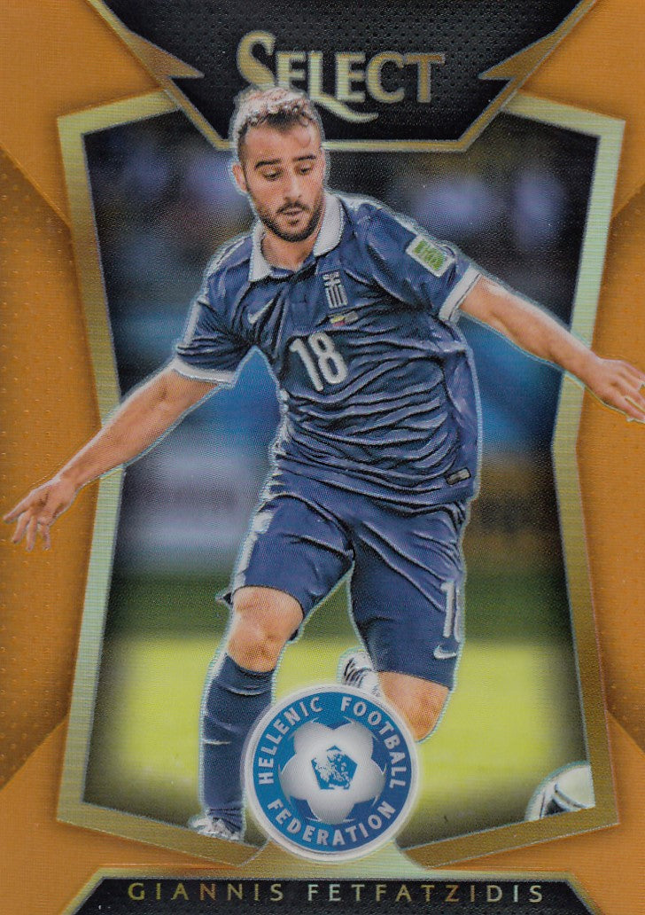 054. GIANNIS FETFATZIDIS - HELLAS - ORANGE PRIZM - VERSON 1 - #149