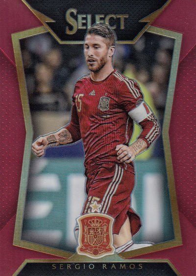 073. SERGIO RAMOS - SPAIN - RED PRIZM - #199 (1)