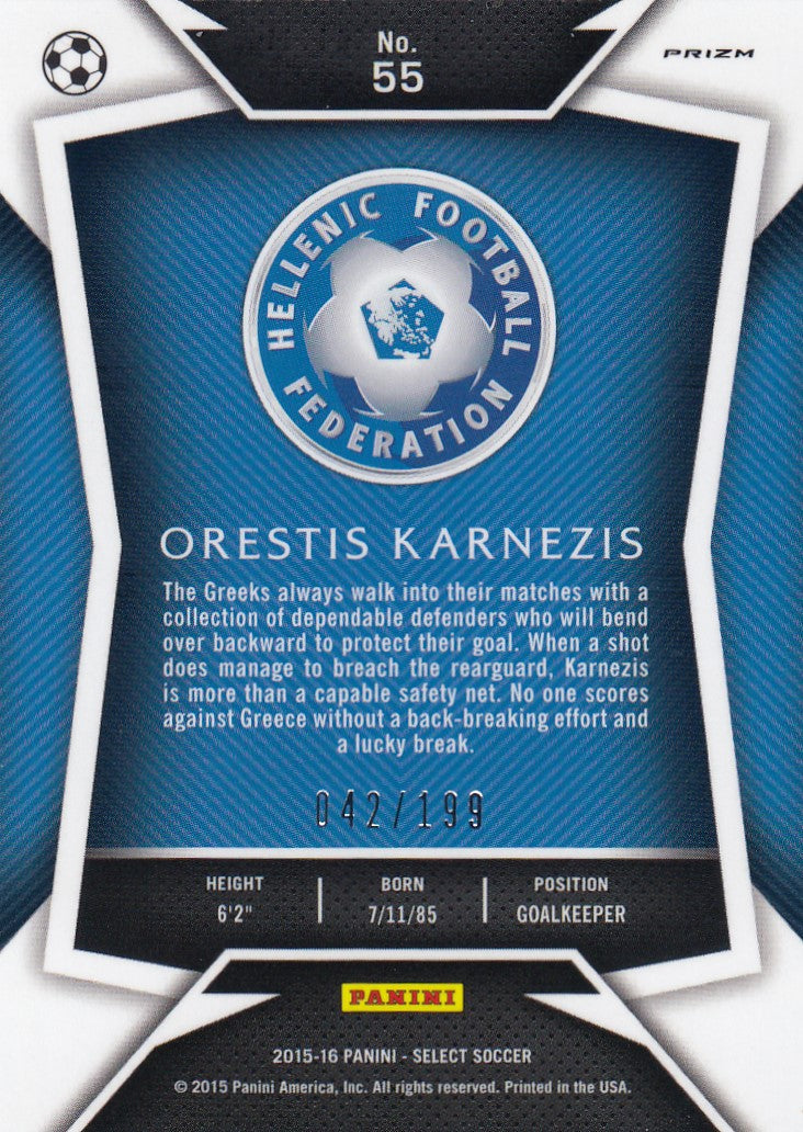 055. ORESTIS KARNEZIS - HELLAS - RED PRIZM - #199