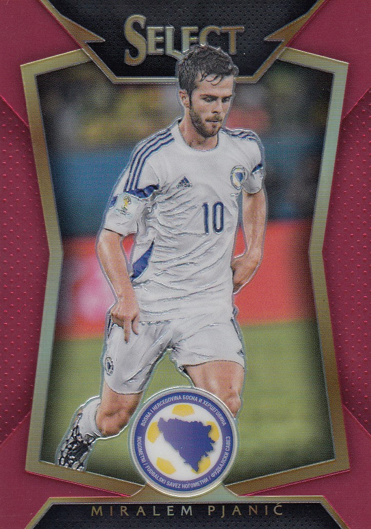 044. MIRALEM PJANIC - BOSNIA-HERZEGOVINA - RED PRIZM - VERSON 1 - #199