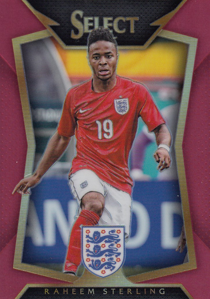 032. RAHEEM STERLING - ENGLAND - RED PRIZM - #199