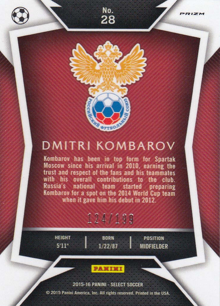 028. DMITRI KOMBAROV - RUSSIA - RED PRIZM - #199