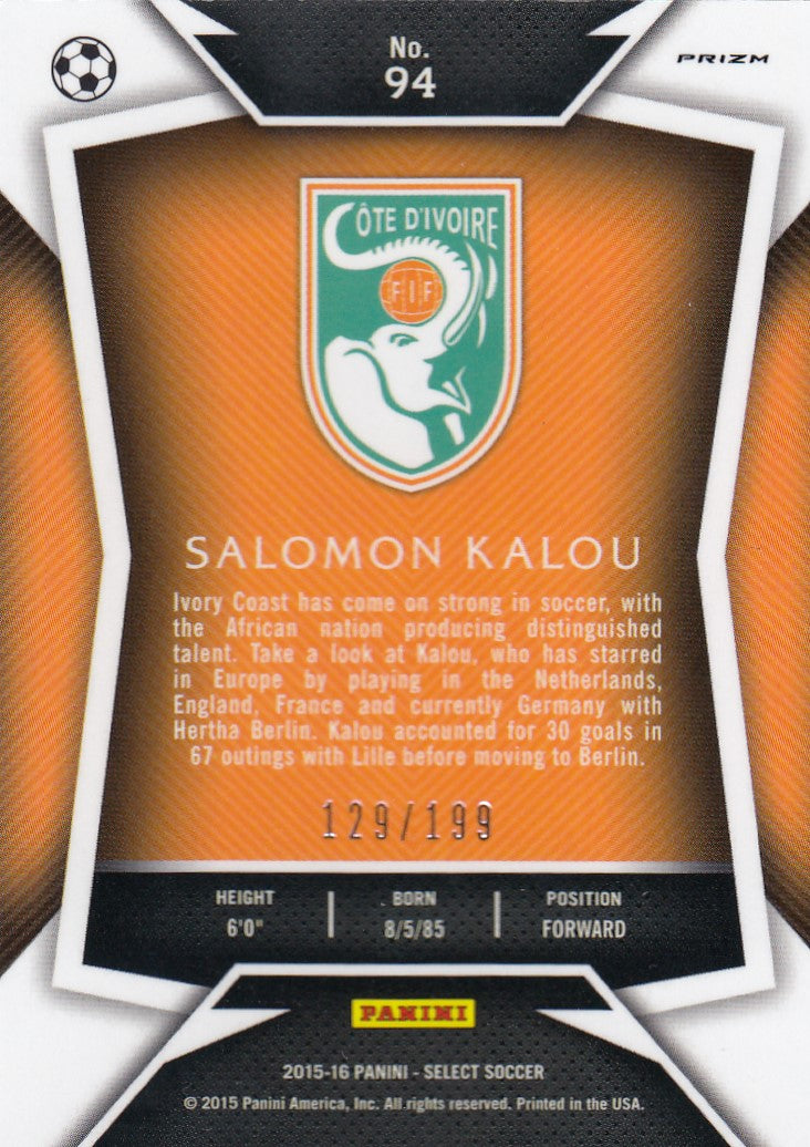 094. SALOMON KALOU - IVORY COAST - RED PRIZM - #199