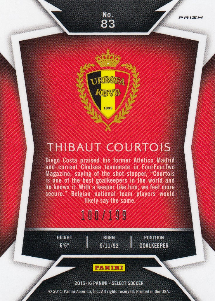 083. THIBAUT COURTOIS - BELGIUM - RED PRIZM - #199