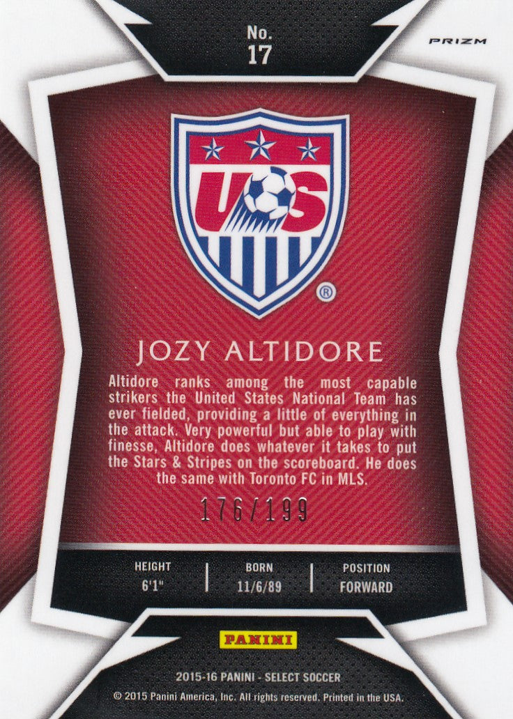 017. JOZY ALTIDORE - USA - RED PRIZM - VERSON 1 - #199