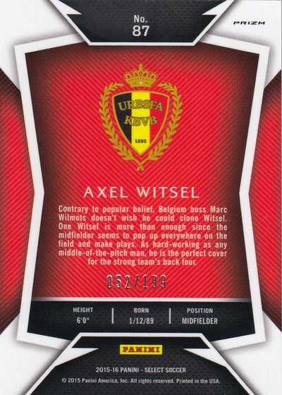 087. AXEL WITSEL - BELGIUM - RED PRIZM - #199