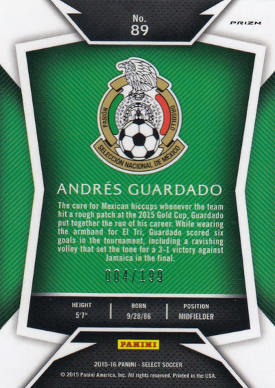 089. ANDRÈS GUARDADO - MÈXICO - RED PRIZM - VERSON 1 - #199
